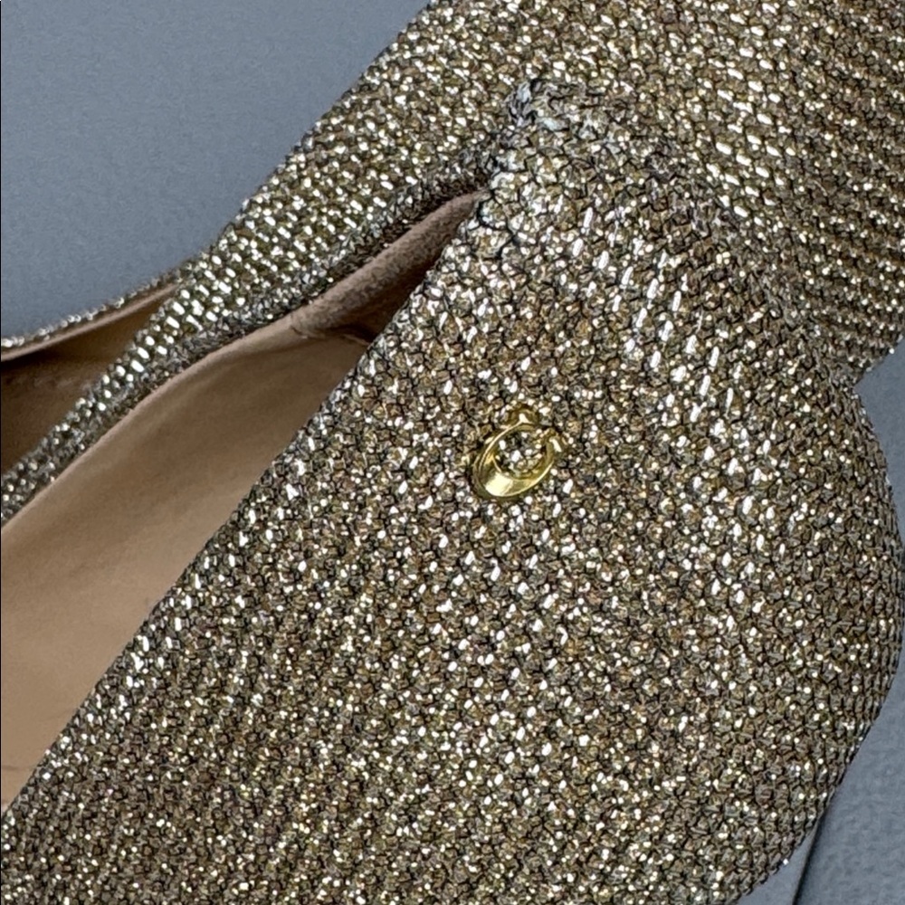 Coach Addie Gold Metallic Pumps. Size 7.5. - Picture 8 of 14